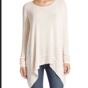 Free people Shadow Hacci Open-back Sweater Size M